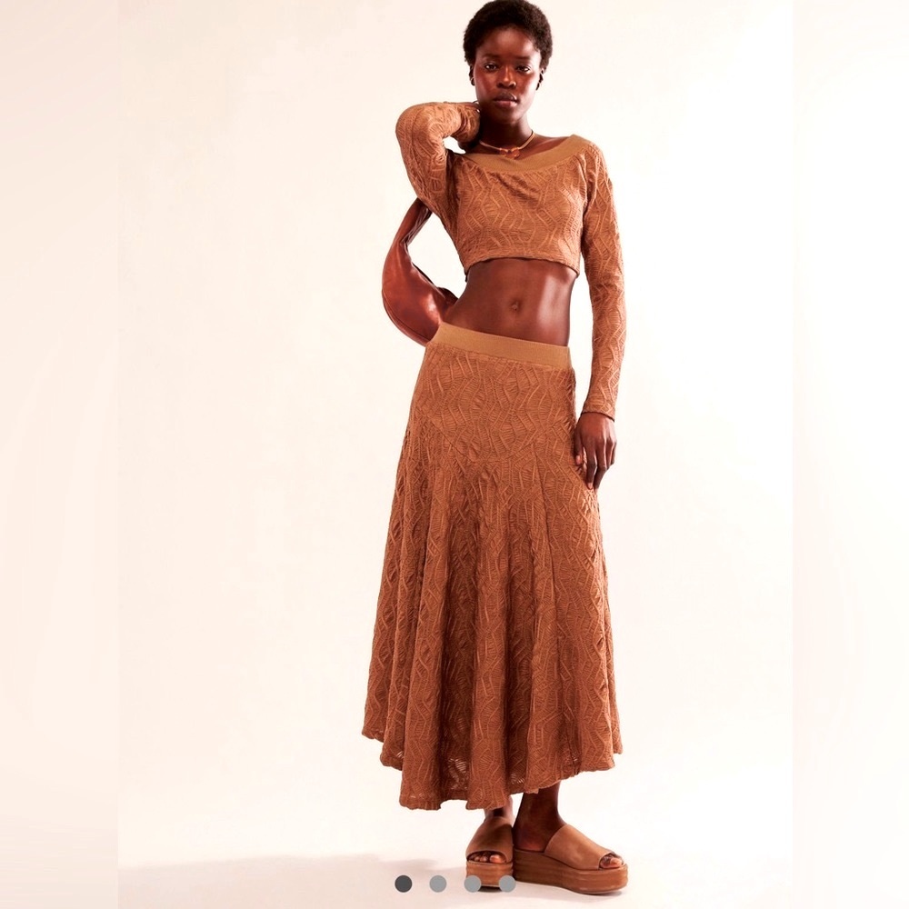 NWT FREE PEOPLE OAKLEY SET SIZE MEDIUM COLOR OTTER